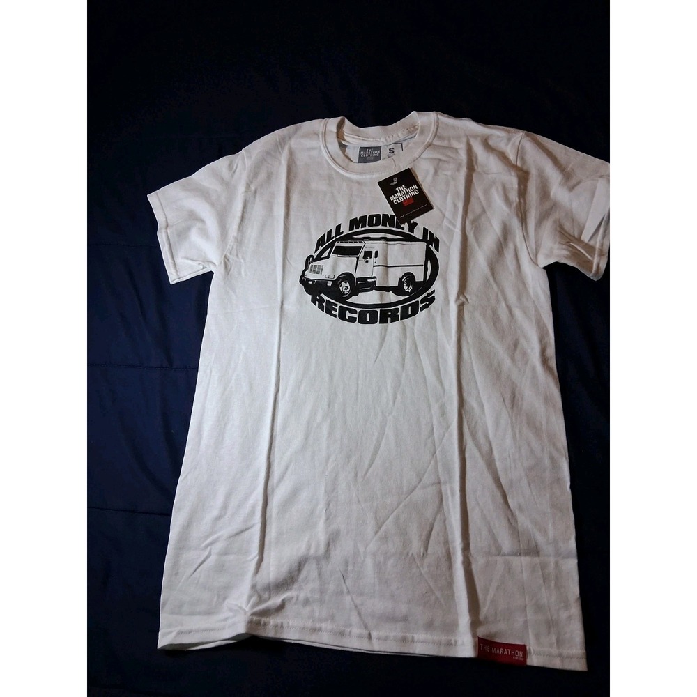 The Marathon Clothing Company All The Money In Records Shirt Small NWT‎ New